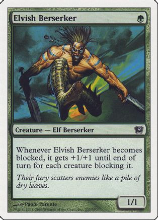 Elvish Berserker (9ED-237) - 9th Edition Foil、Wizards of the Coast、kayou