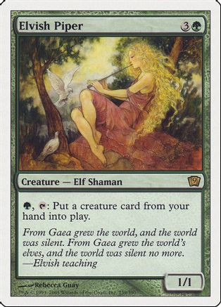 Elvish Piper (9ED-239) - 9th Edition Foil、Wizards of the Coast、kayou