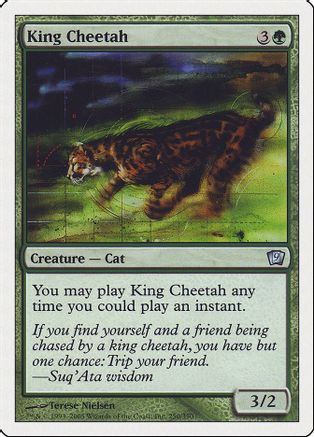 King Cheetah (9ED-250) - 9th Edition、Wizards of the Coast、kayou