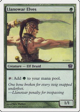Llanowar Elves (9ED-253) - 9th Edition、Wizards of the Coast、kayou