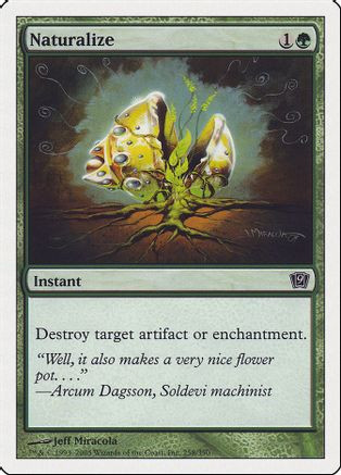 Naturalize (9ED-258) - 9th Edition、Wizards of the Coast、kayou