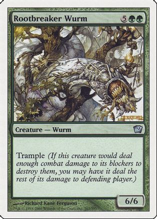 Rootbreaker Wurm (9ED-267) - 9th Edition Foil、Wizards of the Coast、kayou