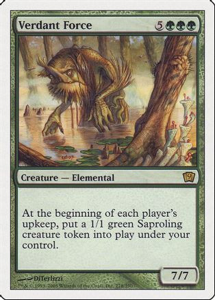 Verdant Force (9ED-278) - 9th Edition Foil、Wizards of the Coast、kayou