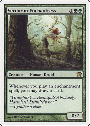 Verduran Enchantress (9ED-279) - 9th Edition Foil、Wizards of the Coast、kayou