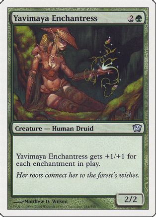 Yavimaya Enchantress (9ED-284) - 9th Edition Foil、Wizards of the Coast、kayou