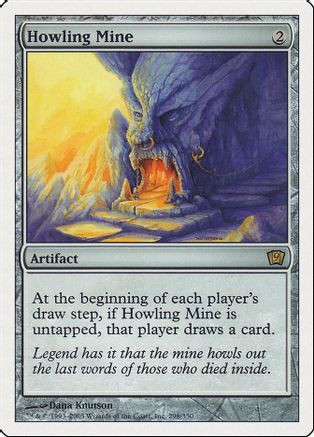 Howling Mine (9ED-298) - 9th Edition、Wizards of the Coast、kayou