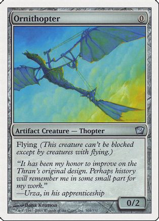Ornithopter (9ED-305) - 9th Edition Foil、Wizards of the Coast、kayou