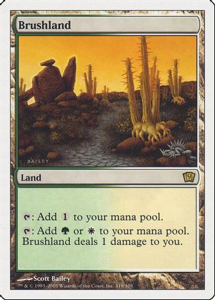 Brushland (9ED-319) - 9th Edition Foil、Wizards of the Coast、kayou