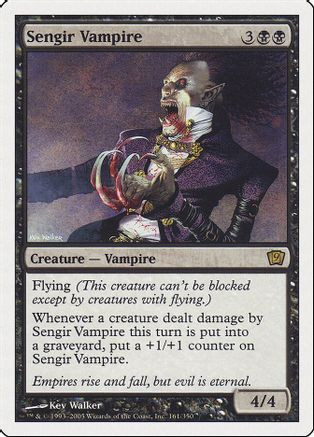 Sengir Vampire (9ED-) - 9th Edition、Wizards of the Coast、kayou