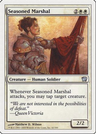 Seasoned Marshal (9ED-) - 9th Edition Foil、Wizards of the Coast、kayou