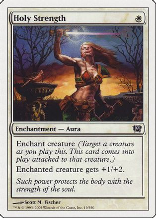 Holy Strength (9ED-019) - 9th Edition、Wizards of the Coast、kayou