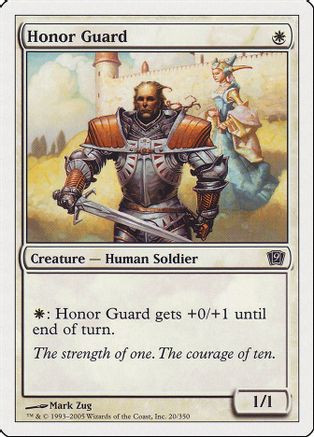 Honor Guard (9ED-020) - 9th Edition、Wizards of the Coast、kayou