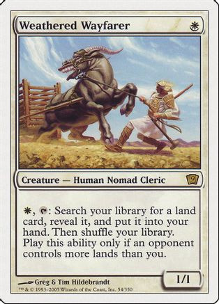 Weathered Wayfarer (9ED-054) - 9th Edition、Wizards of the Coast、kayou