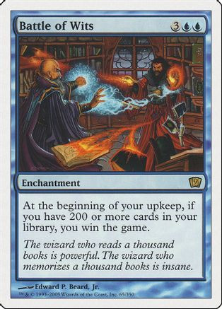 Battle of Wits (9ED-065) - 9th Edition Foil、Wizards of the Coast、kayou