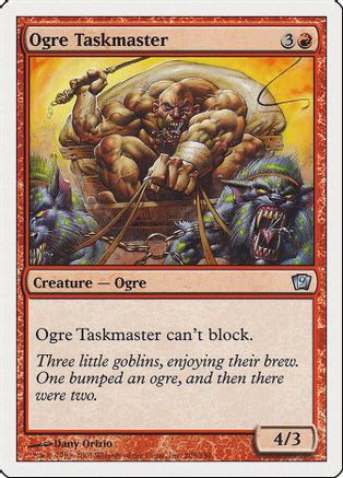 Ogre Taskmaster (9ED-205) - 9th Edition Foil、Wizards of the Coast、kayou