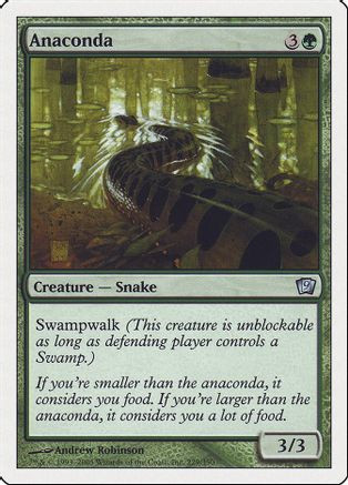 Anaconda (9ED-229) - 9th Edition、Wizards of the Coast、kayou