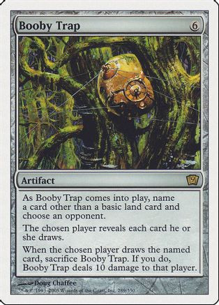 Booby Trap (9ED-289) - 9th Edition、Wizards of the Coast、kayou