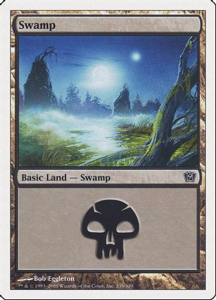 Swamp (339) (9ED-339) - 9th Edition Foil、Wizards of the Coast、kayou
