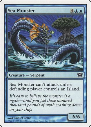Sea Monster (9ED-) - 9th Edition Foil、Wizards of the Coast、kayou