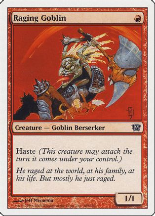 Raging Goblin (9ED-) - 9th Edition、Wizards of the Coast、kayou