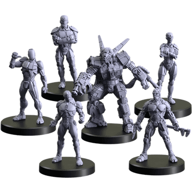 Cyberpunk RED: Combat Zone - Going Metal - Universal Full Body Conversions Set 1、MONSTER FIGHT CLUB、kayou