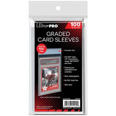 best psa card sleeves for Graded Slabs Ultra Protection for The Graded for Pro Collector (100Pack) : Toys & Games A tapered flap and resealable adhesive strip create a clean Glove-Fit Sleeves for PSA Thick
