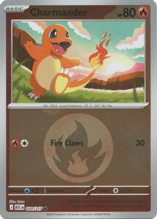 Charmander (Energy Symbol Pattern) 20 - ME Ascended Heroes Reverse Holofoil、The Pokémon Company、kayou