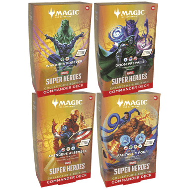 Magic: The Gathering - Marvel Super Heroes - Commander Deck Collector's Edition (Set of 4)、Wizards of the Coast、kayou