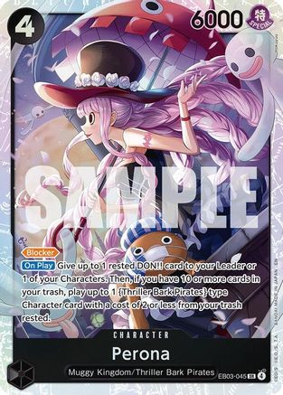 perona deck one piece tcg - Custom Alt Art Leader *foil* & *emboss* 1 Power Perona Decklist : r/OnePieceTCG