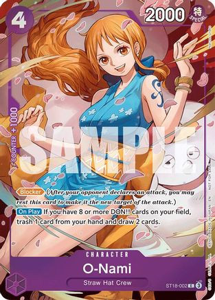 O-Nami - ST18-002 (Dash Pack) Extra Booster: One Piece Heroines