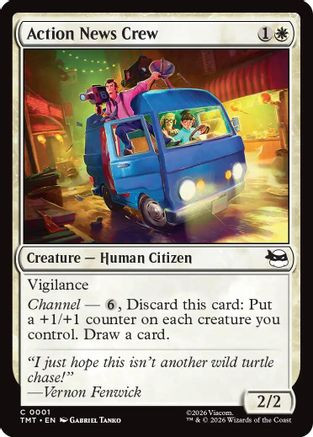 Action News Crew (TMT-001) - Teenage Mutant Ninja Turtles、Wizards of the Coast、kayou