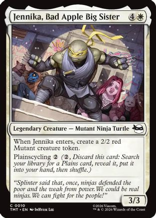 Jennika, Bad Apple Big Sister (TMT-010) - Teenage Mutant Ninja Turtles Foil、Wizards of the Coast、kayou
