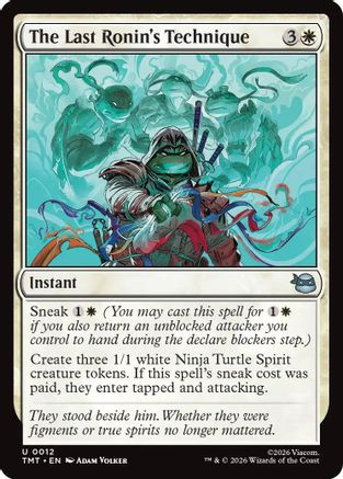 The Last Ronin's Technique (TMT-012) - Teenage Mutant Ninja Turtles Foil、Wizards of the Coast、kayou
