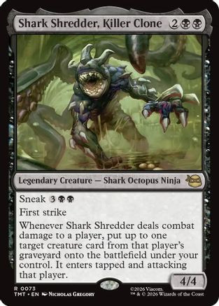 Shark Shredder, Killer Clone (TMT-073) - Teenage Mutant Ninja Turtles Foil、Wizards of the Coast、kayou