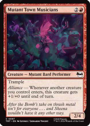 Mutant Town Musicians (TMT-097) - Teenage Mutant Ninja Turtles Foil、Wizards of the Coast、kayou