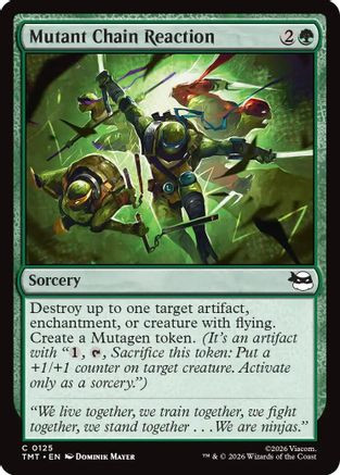 Mutant Chain Reaction (TMT-125) - Teenage Mutant Ninja Turtles Foil、Wizards of the Coast、kayou