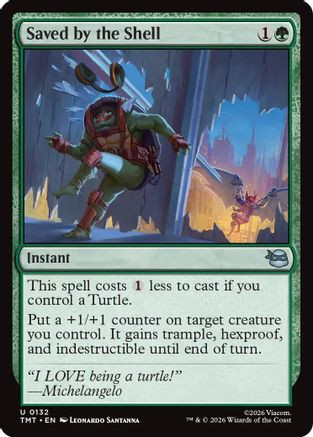 Saved by the Shell (TMT-132) - Teenage Mutant Ninja Turtles Foil、Wizards of the Coast、kayou