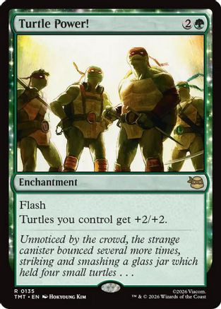 Turtle Power! (TMT-135) - Teenage Mutant Ninja Turtles、Wizards of the Coast、kayou