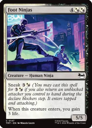 Foot Ninjas (TMT-147) - Teenage Mutant Ninja Turtles、Wizards of the Coast、kayou