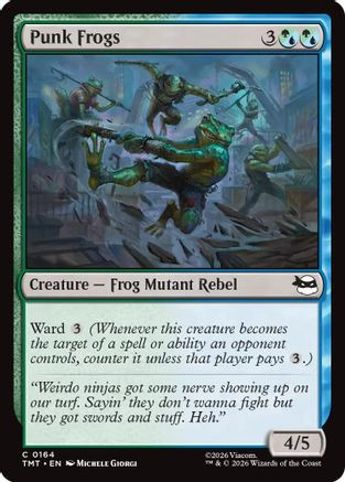 Punk Frogs (TMT-164) - Teenage Mutant Ninja Turtles Foil、Wizards of the Coast、kayou