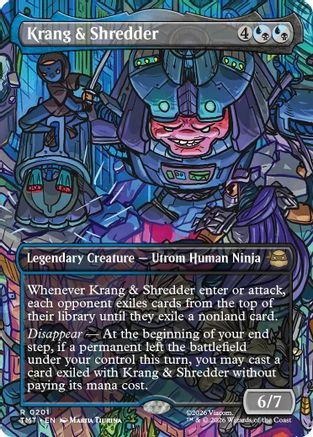 Krang & Shredder (Borderless) (TMT-201) - Teenage Mutant Ninja Turtles、Wizards of the Coast、kayou