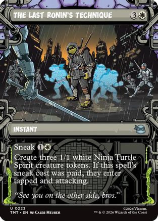 The Last Ronin's Technique (Showcase) (TMT-223) - Teenage Mutant Ninja Turtles、Wizards of the Coast、kayou