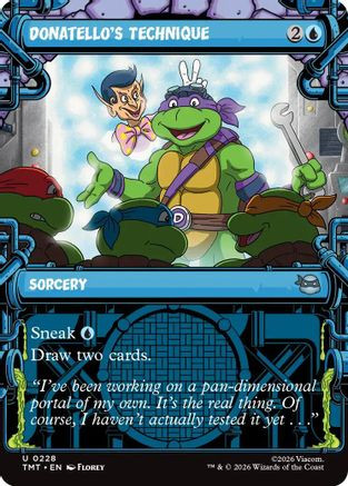 Donatello's Technique (Showcase) (TMT-228) - Teenage Mutant Ninja Turtles、Wizards of the Coast、kayou