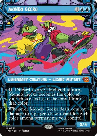 Mondo Gecko (Showcase) (TMT-231) - Teenage Mutant Ninja Turtles、Wizards of the Coast、kayou