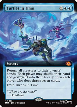 Turtles in Time (Extended Art) (TMT-263) - Teenage Mutant Ninja Turtles、Wizards of the Coast、kayou
