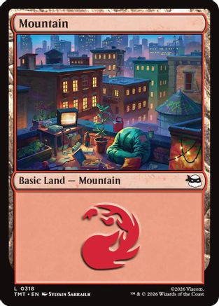 Mountain (0318) (TMT-318) - Teenage Mutant Ninja Turtles、Wizards of the Coast、kayou