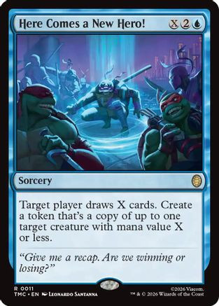 Here Comes a New Hero! (TMC-011) - Commander: Teenage Mutant Ninja Turtles、Wizards of the Coast、kayou