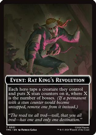 Event: Rat King's Revolution (TMC-021) - Commander: Teenage Mutant Ninja Turtles、Wizards of the Coast、kayou