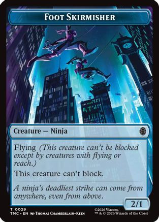 Foot Skirmisher (TMC-029) - Commander: Teenage Mutant Ninja Turtles、Wizards of the Coast、kayou