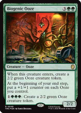 Biogenic Ooze (Surge Foil) (TMC-049) - Commander: Teenage Mutant Ninja Turtles Foil、Wizards of the Coast、kayou